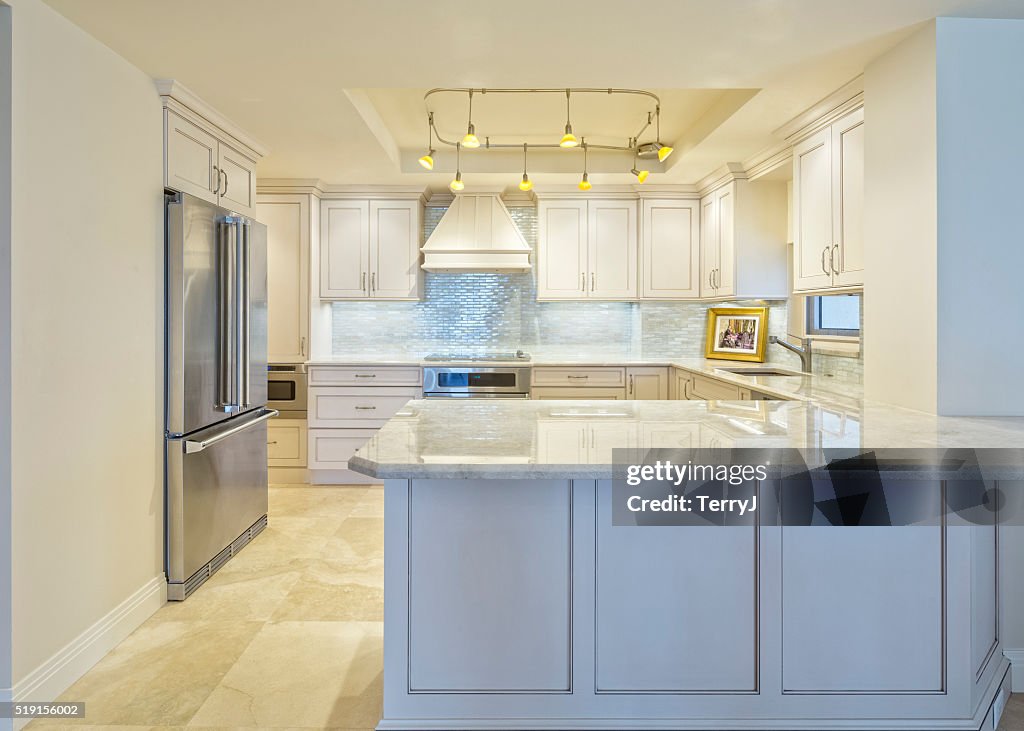 Bellissimo ristrutturato cucina in un condominio