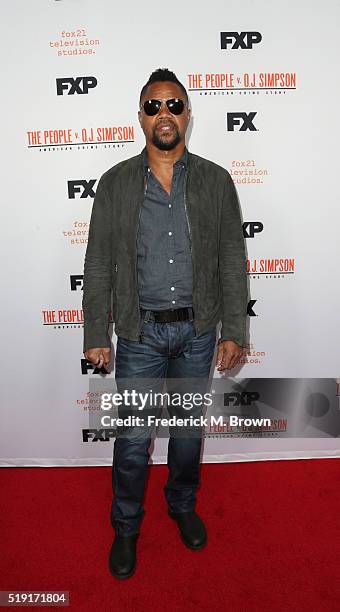 Actor Cuba Gooding, Jr. Attends the FX's For Your Consideration Event for "The People v. O.J. Simpson - American Crime Story" at The Theatre at Ace...