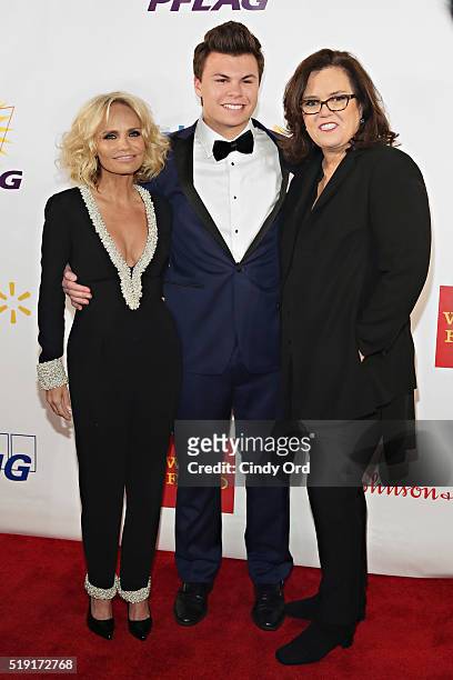 Actress Kristin Chenoweth, Blake Christopher O'Donnell and comedian Rosie O'Donnell attend PFLAG National's Eighth Annual Straight for Equality...
