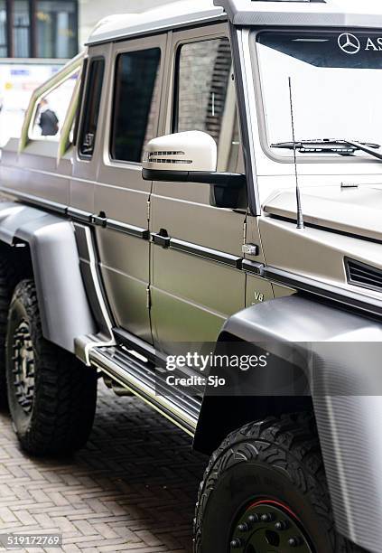 mercedes-benz g 63 amg 6x6 - mercedes benz g class stock pictures, royalty-free photos & images
