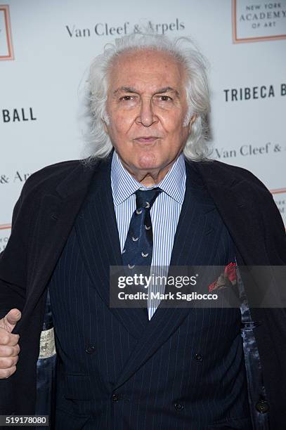 Gallerist Tony Shafrazi attends the New York Academy of Art's Tribeca Ball 2016 at the NY Academy of Art on April 4, 2016 in New York City.