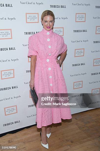 Polina Proshkina attends the New York Academy of Art's Tribeca Ball 2016 at the NY Academy of Art on April 4, 2016 in New York City.