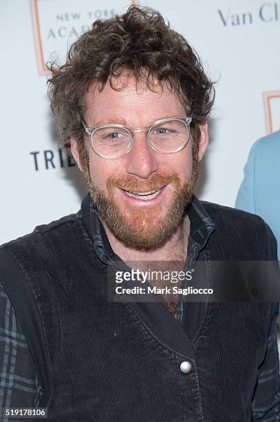 Artist Dustin Yellin attends the New York Academy of Art's Tribeca Ball 2016 at the NY Academy of Art on April 4, 2016 in New York City.
