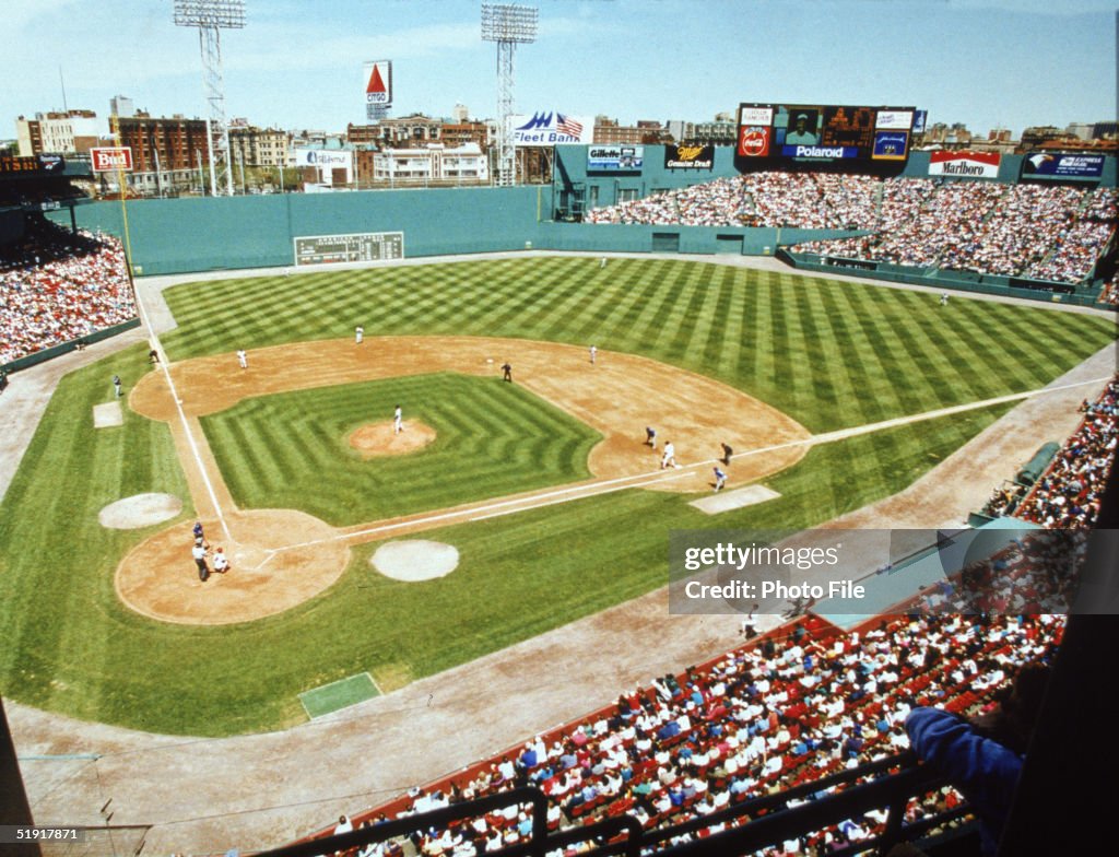 Red Sox V. Blue Jays At Fenway Park