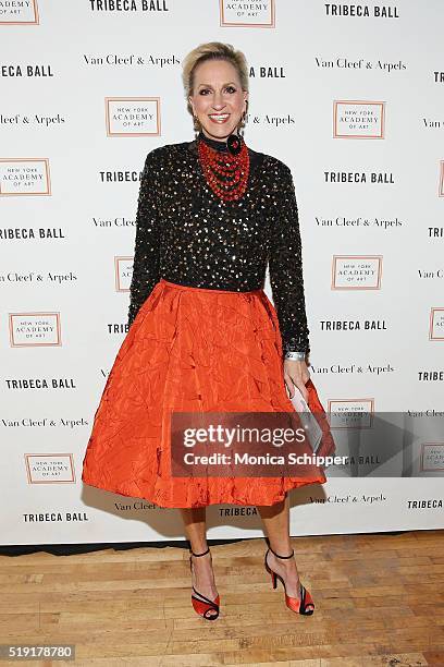 Artist Pia Ledy attends the New York Academy Of Art's Tribeca Ball 2016 on April 4, 2016 in New York City.