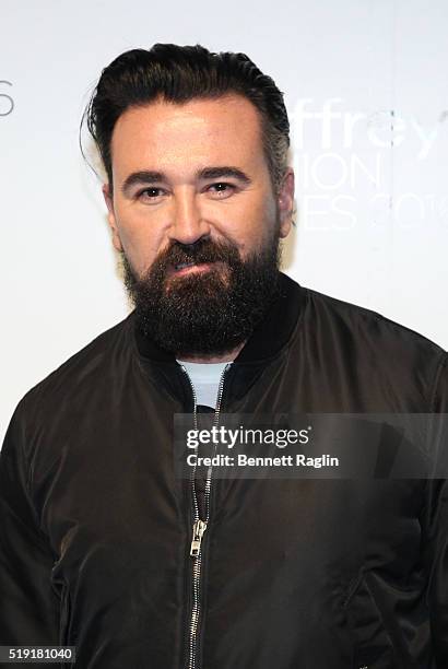 Chris Salgardo attends the Jeffrey Fashion Cares 13th Annual Fashion Fundraiser at Intrepid Sea-Air-Space Museum on April 4, 2016 in New York City.