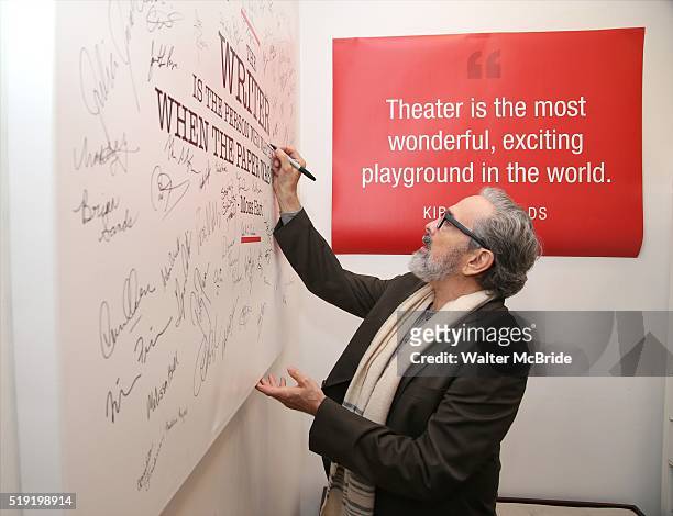 Craig Lucas during The DGF's 14th Biannual Madge Evans & Sidney Kingsley Awards at the Dramatists Guild Fund headquarters on April 4, 2016 in New...