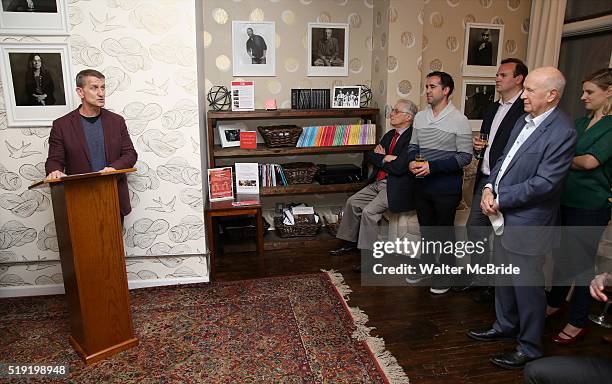 Tom Kirdahy and Terrence McNally during The DGF's 14th Biannual Madge Evans & Sidney Kingsley Awards at the Dramatists Guild Fund headquarters on...