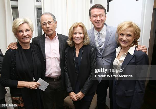 Nancy Harrington, Ron Harrington, Barbara Olcott, Andrew Lippa and Lee Bryant during The DGF's 14th Biannual Madge Evans & Sidney Kingsley Awards at...