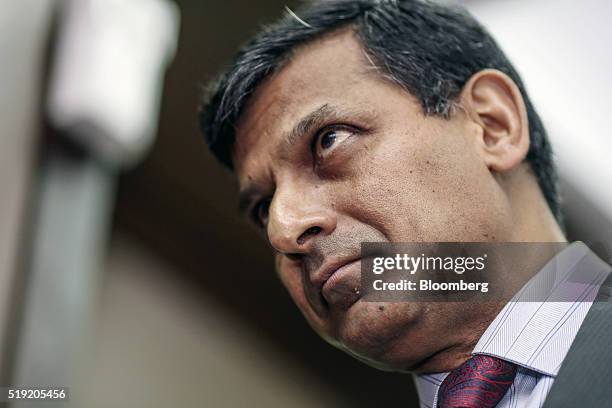 Raghuram Rajan, governor of the Reserve Bank of India , attends a news conference in Mumbai, India, on Tuesday, April 5, 2016. India's central bank...