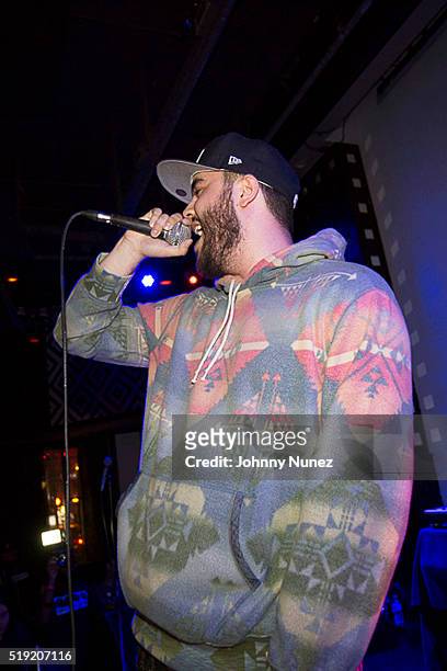 Your Old Droog performs at S.O.B.'s on April 4, 2016 in New York City.