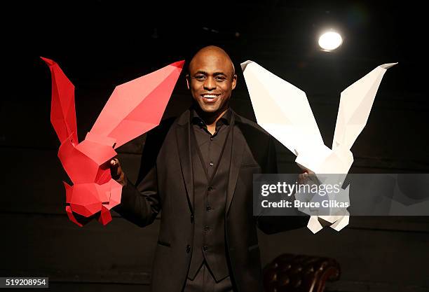 Wayne Brady stars in the new play "White Rabbit Red Rabbit" at The West Side Theatre on April 4, 2016 in New York City.