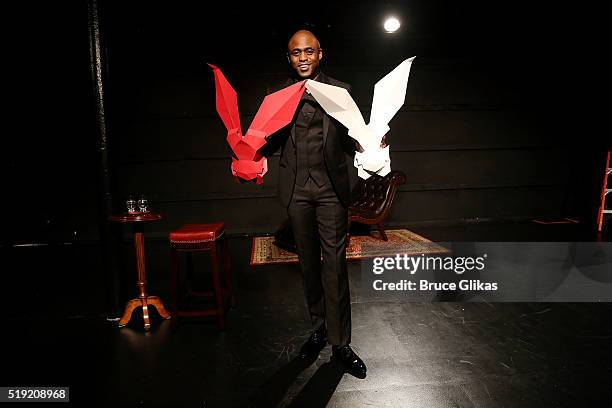 Wayne Brady stars in the new play "White Rabbit Red Rabbit" at The West Side Theatre on April 4, 2016 in New York City.