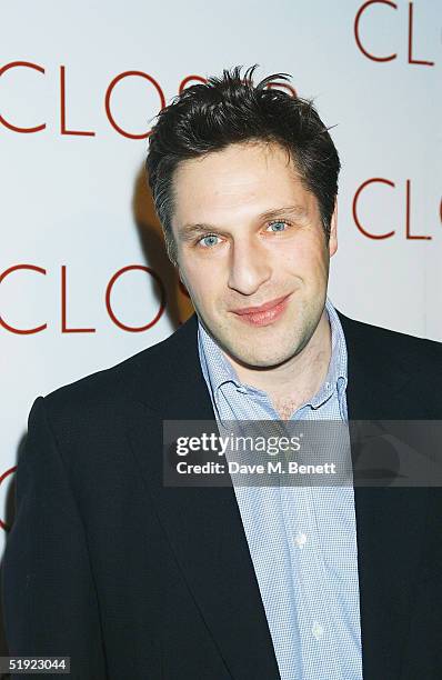 Writer Patrick Marber arrives at the UK Gala Premiere of "Closer" at the Curzon Mayfair Cinema on January 6, 2005 in London.