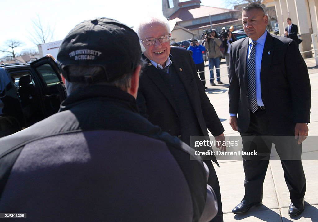 Bernie Sanders Campaigns In Wisconsin On Day Of State Primary