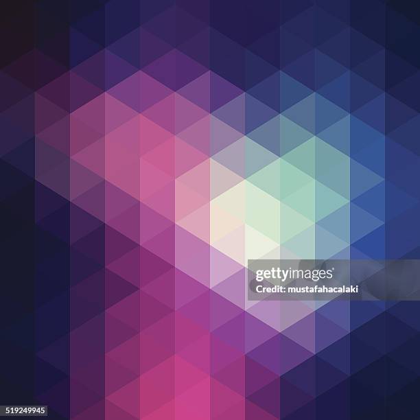 hexagon abstract background - pink diamond stock illustrations