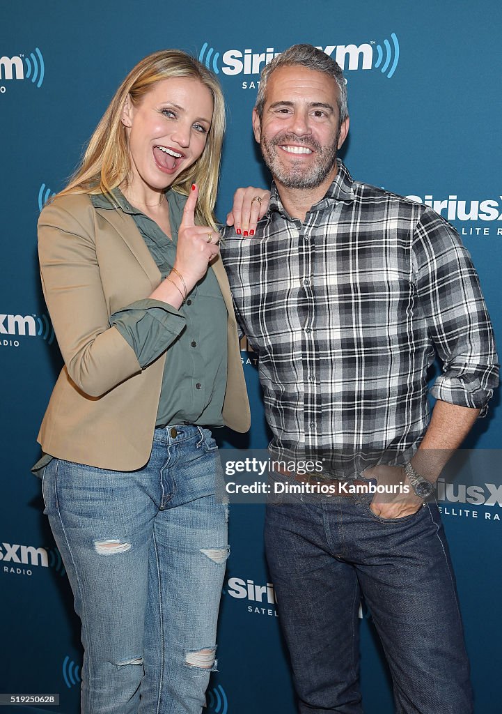 SiriusXM's Town Hall With Cameron Diaz Hosted By Andy Cohen; Town Hall To Air On Andy Cohen's Exclusive SiriusXM Channel Radio Andy