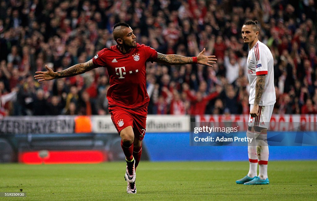 FC Bayern Muenchen  v  SL Benfica - UEFA Champions League Quarter Final: First Leg