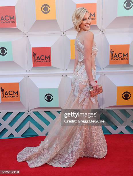 Personality Savannah Chrisley arrives at the 51st Academy Of Country Music Awards at MGM Grand Garden Arena on April 3, 2016 in Las Vegas, Nevada.