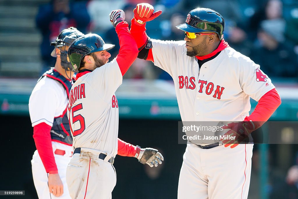 Boston Red Sox v Cleveland Indians