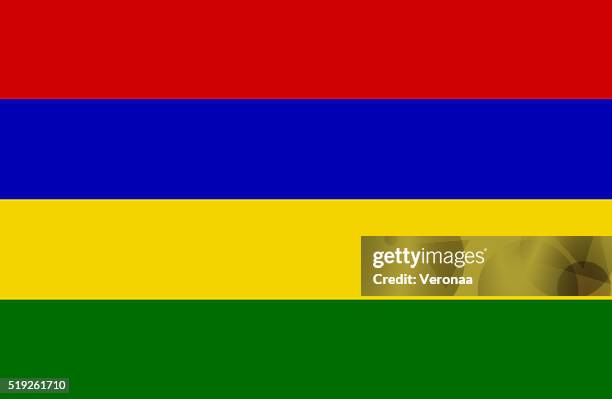 mauritius flag - mauritius flag stock illustrations