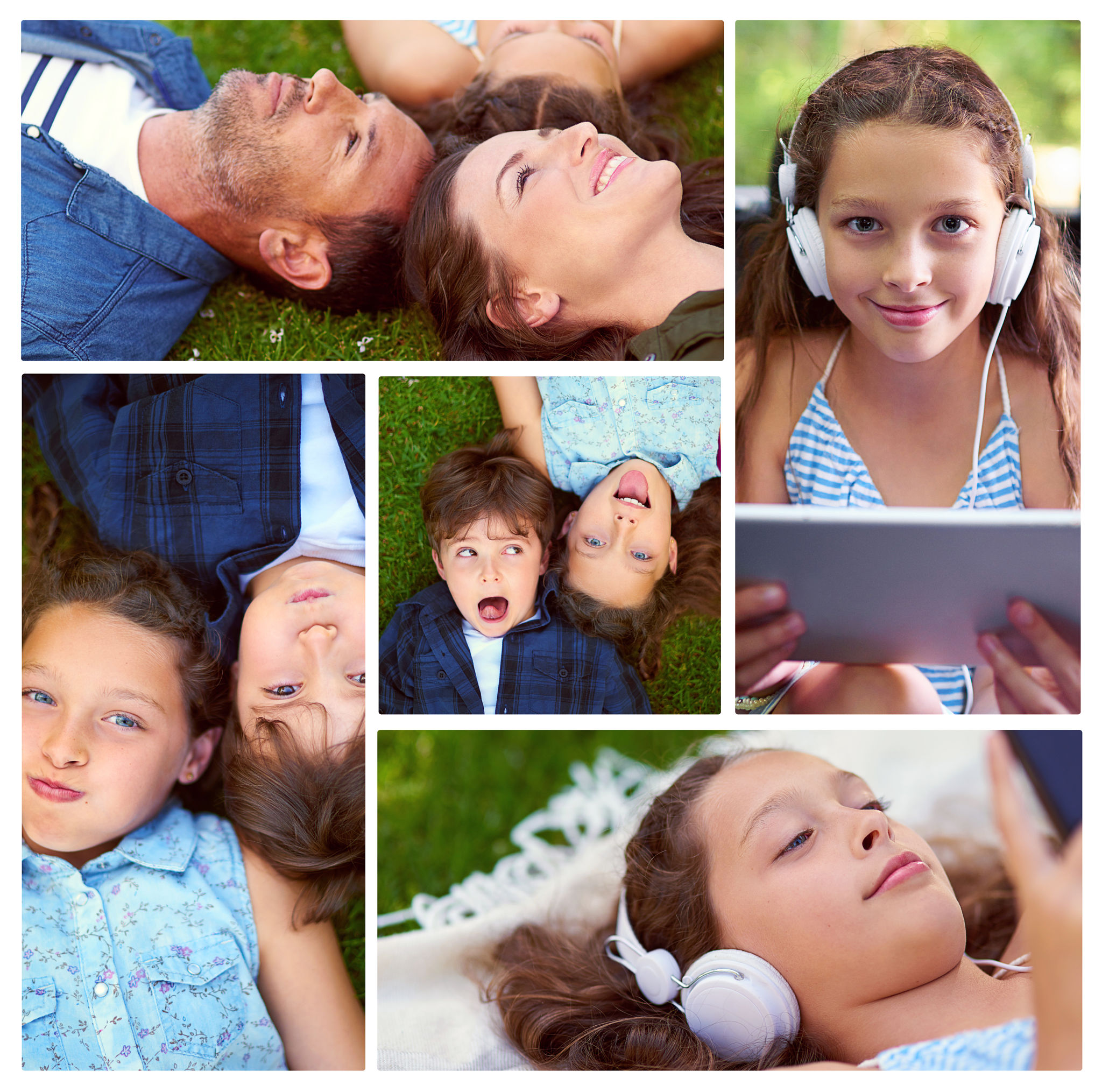 family photos collage