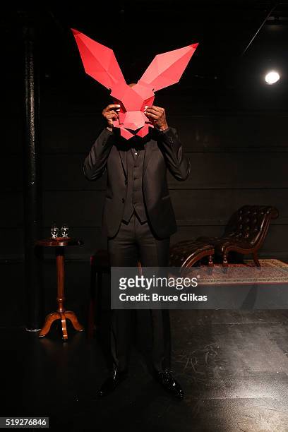 Wayne Brady, the latest actor to perform in the new play "White Rabbit Red Rabbit," performs at The Westside Theatre on April 4, 2016 in New York...
