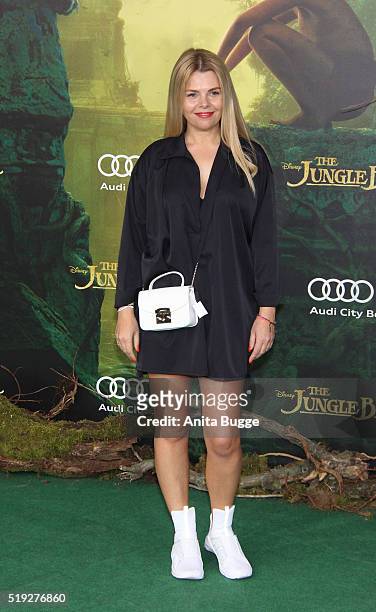 Anne Sophie Briest attends the 'The Jungle Book' Germany premiere on April 5, 2016 in Berlin, Germany.