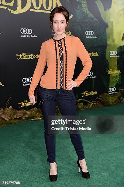 Maike von Bremen attends the 'The Jungle Book' German Premiere on April 05, 2016 in Berlin, Germany.