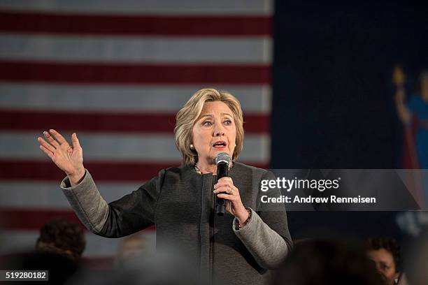 Democratic presidential candidate Hillary Clinton hosts a Women for Hillary Town Hall meeting with New York City first lady Chirlane McCray and New...