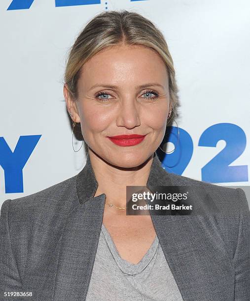 Actress Cameron Diaz attends the Cameron Diaz In Conversation With Rachael Ray at 92nd Street Y on April 5, 2016 in New York City.