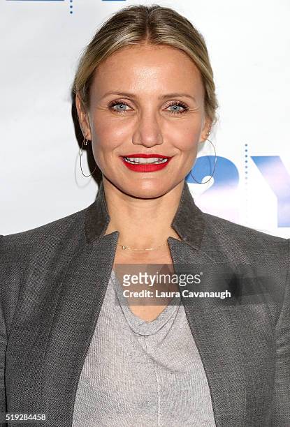 Cameron Diaz in Conversation with Rachael Ray at 92nd Street Y on April 5, 2016 in New York City.