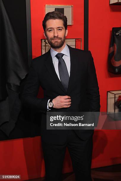 Actor Matthew Morrison attends the Montblanc 110 Year Anniversary Gala Dinner on April 5, 2016 in New York City.