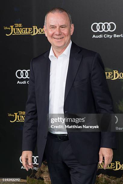 Joachim Krol attends the 'The Jungle book' German Premiere on April 5, 2016 in Berlin, Germany.