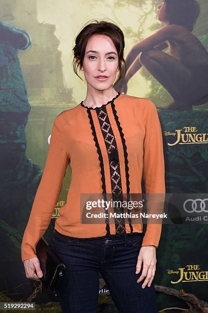 Maike von Bremen attends the 'The Jungle book' German Premiere on April 5, 2016 in Berlin, Germany.