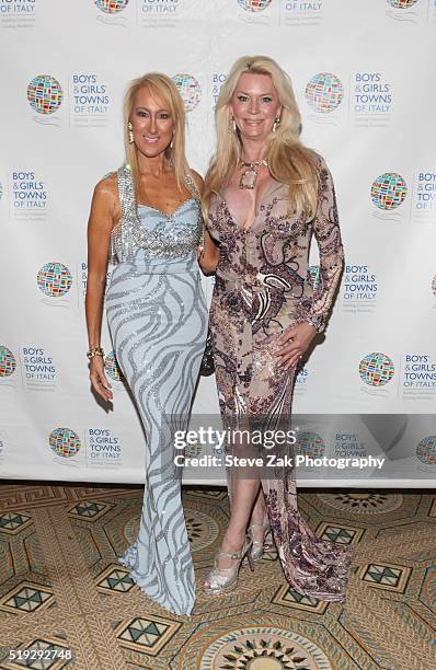 Contessina Francesca Braschi and Jackie Siegal attend The Boys' & Girls' Towns of Italy's 2016 New York Spring Ball at The Pierre Hotel on April 5,...