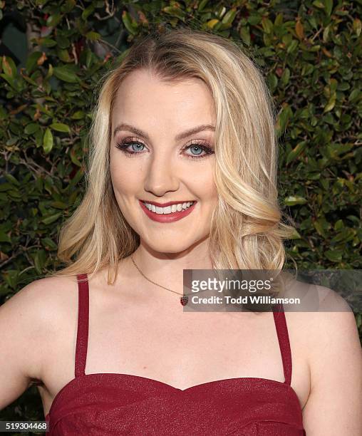 Evanna Lynch attends the Opening Of "The Wizarding World Of Harry Potter" at Universal Studios Hollywood on April 5, 2016 in Universal City,...