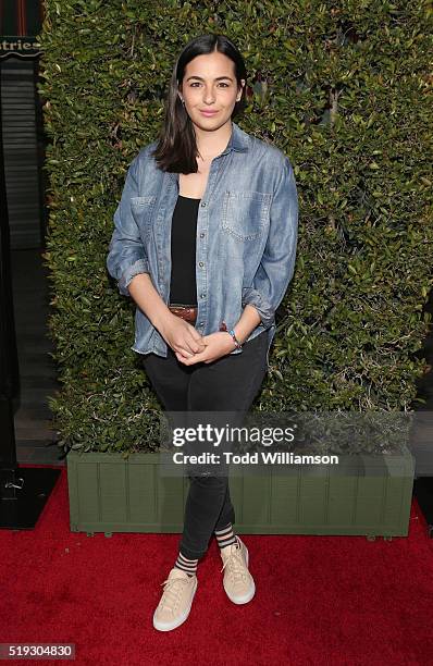 Alanna Masterson attends the Opening Of "The Wizarding World Of Harry Potter" at Universal Studios Hollywood on April 5, 2016 in Universal City,...