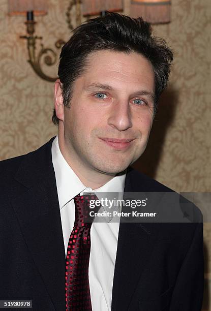 Screenwriter Patrick Marber arrives at the New York Film Critics Dinner at the Roosevelt Hotel January 9, 2005 in New York City.