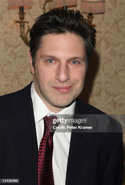 Screenwriter Patrick Marber arrives at the New York Film Critics Dinner at the Roosevelt Hotel January 9, 2005 in New York City.