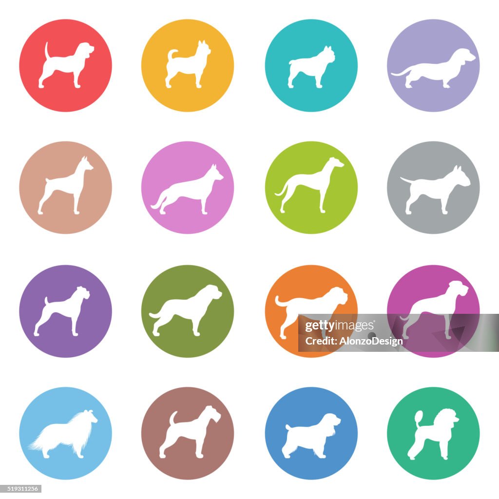 Dogs Icon Set