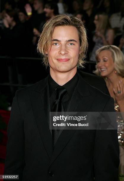 Actor Erik von Detten arrives at the 31st Annual People's Choice Awards in the Pasadena Civic Auditorium on January 9, 2005 in Pasadena, California.