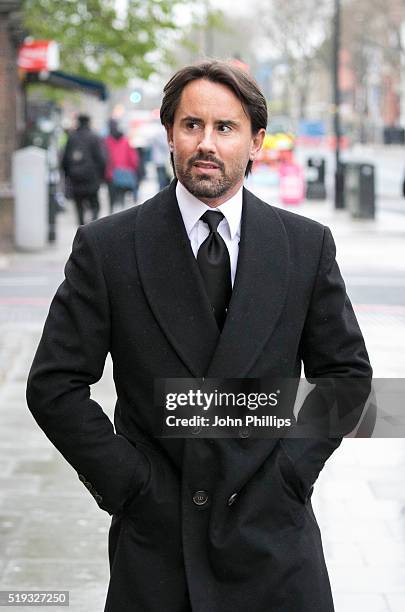 Jay Rutland appears in court accused of assisting an offender at Thames Magistrates' Court on April 6, 2016 in London, England. Rutland, the husband...