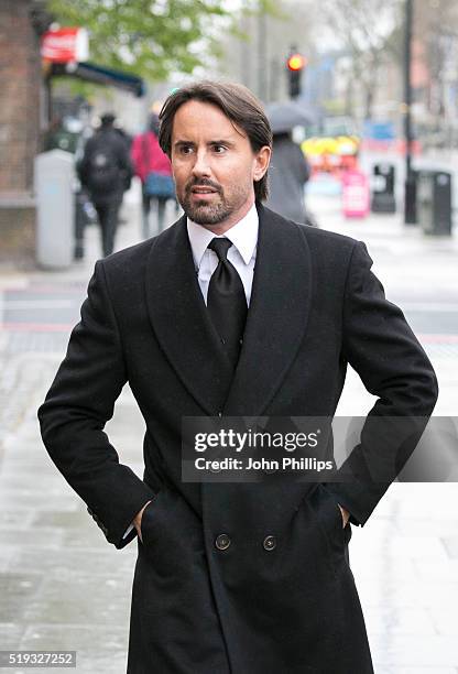 Jay Rutland appears in court accused of assisting an offender at Thames Magistrates' Court on April 6, 2016 in London, England. Rutland, the husband...