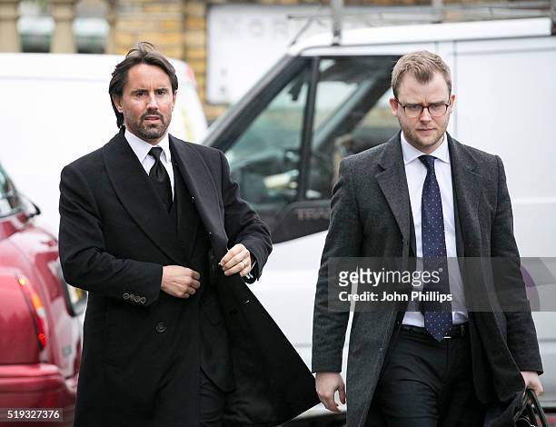 Jay Rutland appears in court accused of assisting an offender at Thames Magistrates' Court on April 6, 2016 in London, England. Rutland, the husband...