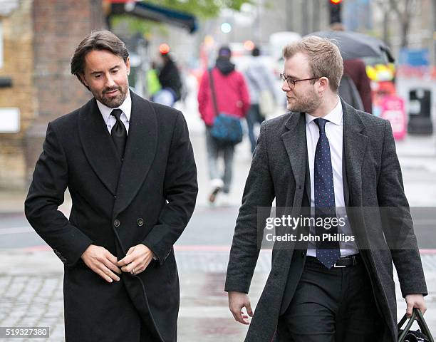 Jay Rutland appears in court accused of assisting an offender at Thames Magistrates' Court on April 6, 2016 in London, England. Rutland, the husband...