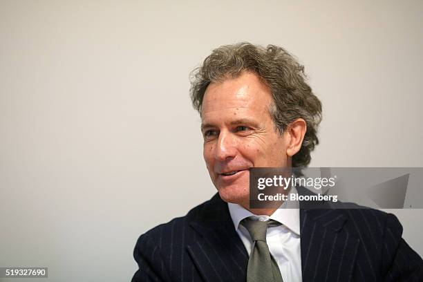 Alessandro Benetton, chief executive officer of 21 Investimenti SpA, speaks during an interview at his offices in Treviso, Italy, on Tuesday, March...