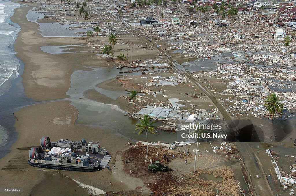 U.S Military Continue With Relief Effort