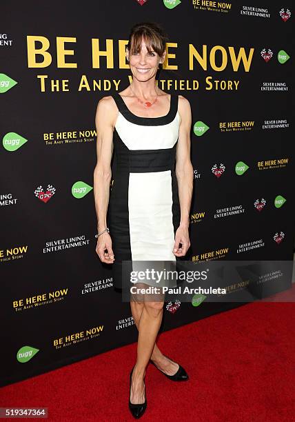 Actress Alexandra Paul attends the premiere of "Be Here Now" from Silver Lining Entertainment at UTA Theater on April 5, 2016 in Los Angeles,...