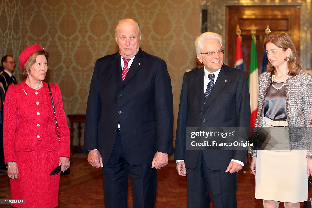 Royals Of Norway Visit Rome